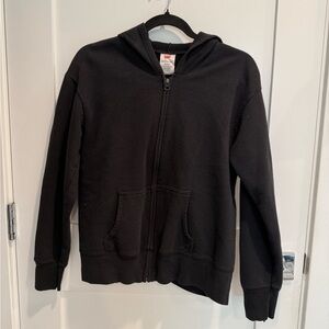 Hanes Women's Black Zip-Up Hoodie